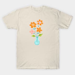 Cute-Abstract-Flowers T-Shirt